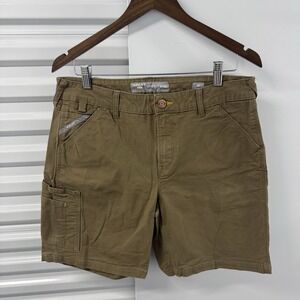 Ariat Rebar Shorts Mens 30 Brown Utility Work Outdoor Hiking 8" Inseam